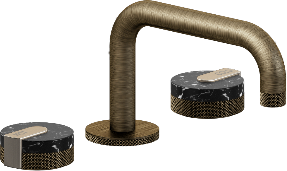 E-11510-R2MB-L1BNi-VBB Смеситель для умывальника на 3 отвертия GRAFF MOD+