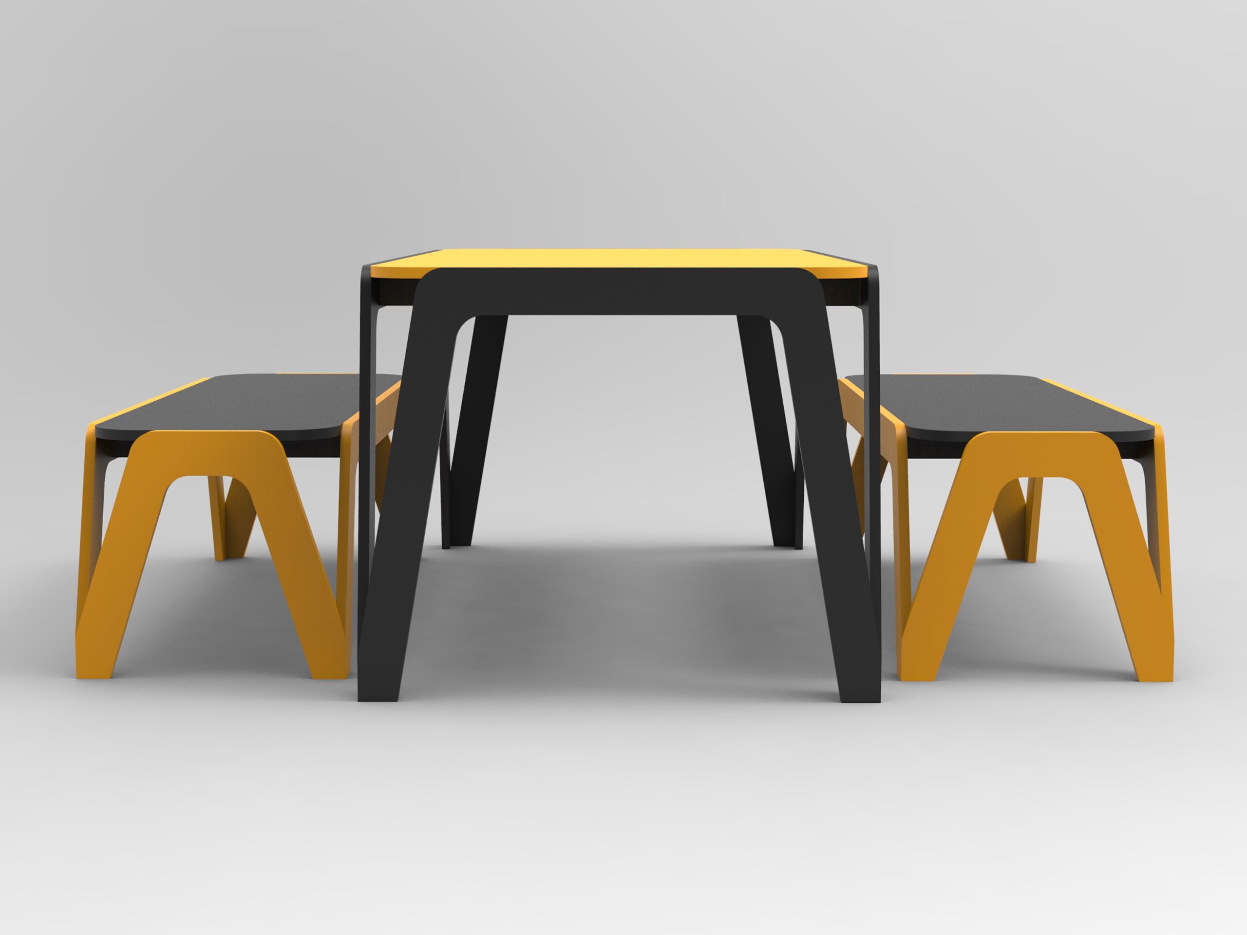 Прямоугольный стол для общественных мест из полиэтилена Donye компас ARCH-00052755 - Вид №8