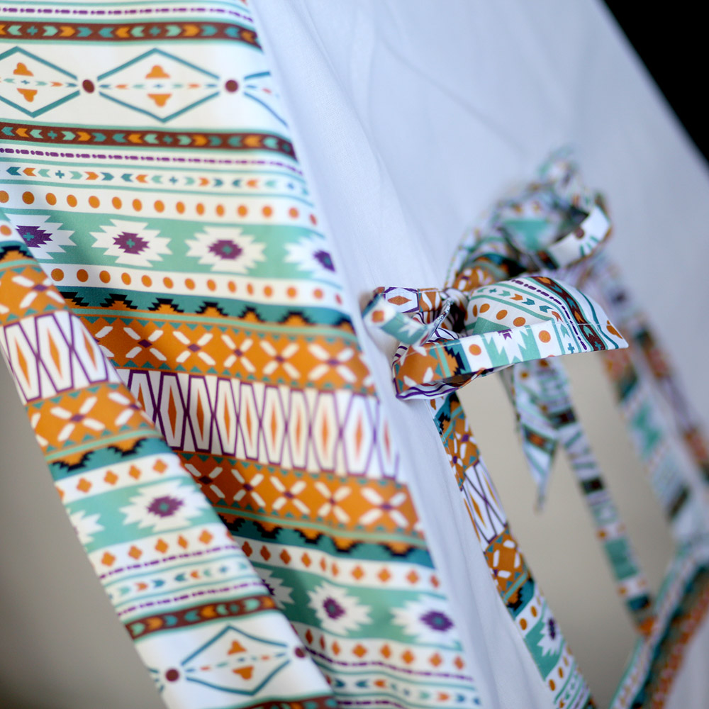 Вигвам Aztec с окном,карманом и флажками VAMVIGVAM AZTEC 281919 Оранжевый;голубой Santreyd - Вид №8