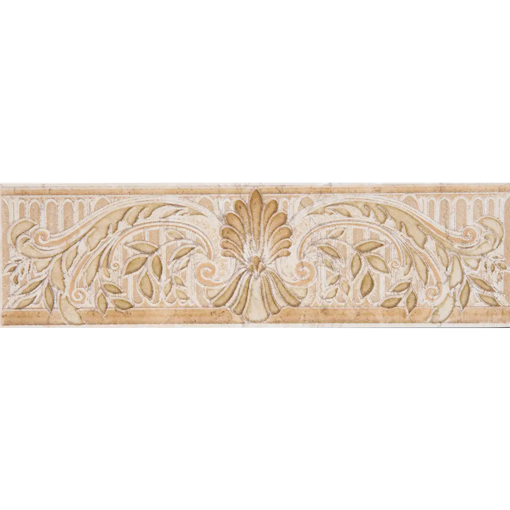 Бордюр Kerama Marazzi «Травертин-Скульптура» 20х5.7 см цвет бежевый 15058897 STLM-2146107 