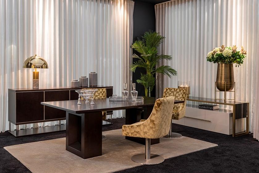 Stylish Club Комод из фанерованной древесины с распашными дверцами Manhattan Scf.m10 - Вид №3