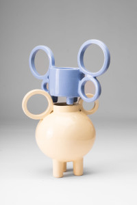 Керамическая ваза ручной работы