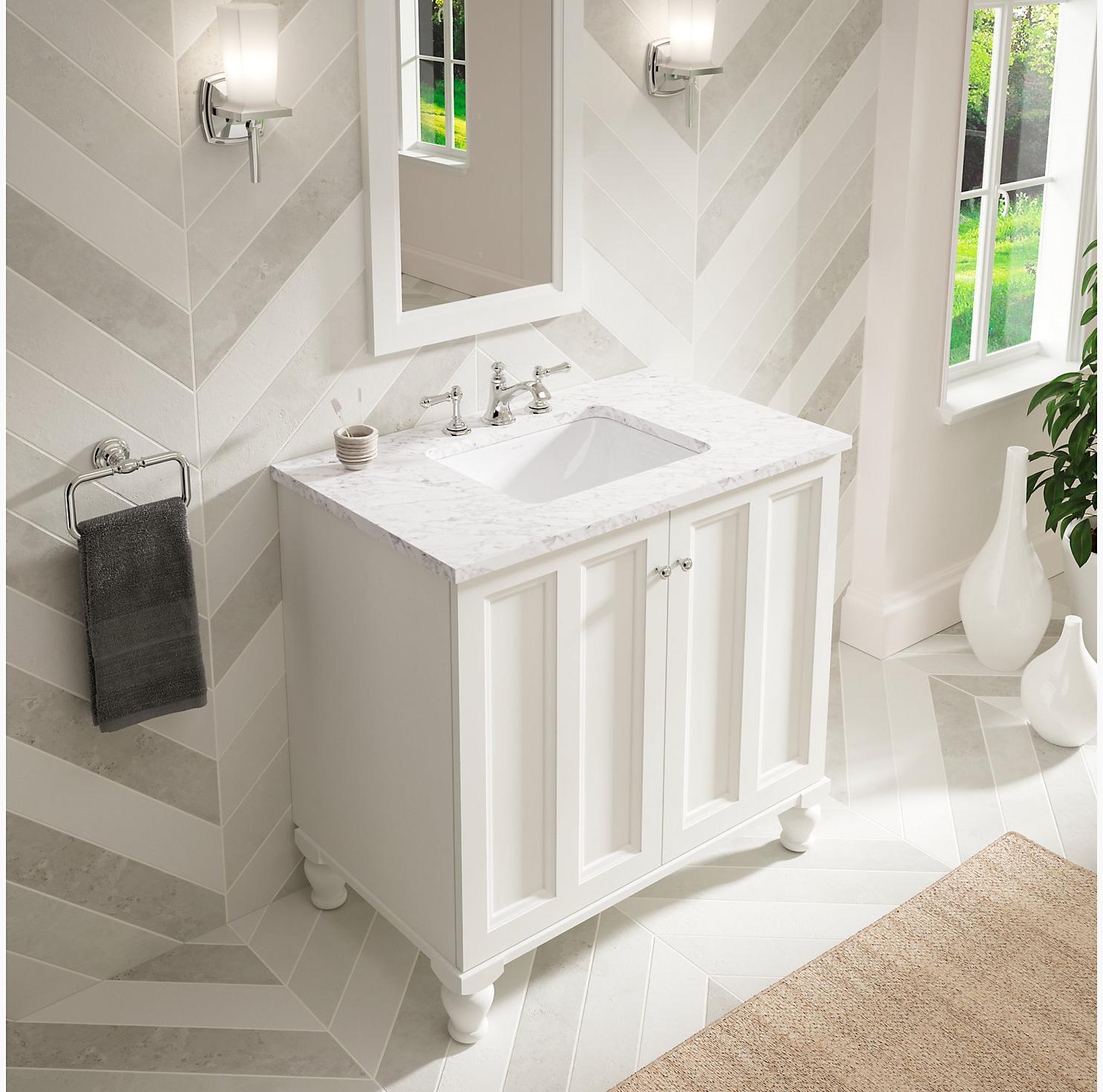 K-20000-95 Накладная раковина под столешницу  прямоугольная Kohler  - Вид №3
