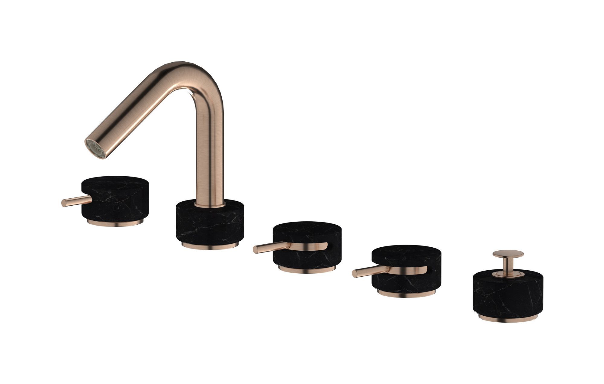 Смеситель для ванны с 5 отверстиями IB мрамор + мрамор Elle ARCH-00043007 - Вид №16