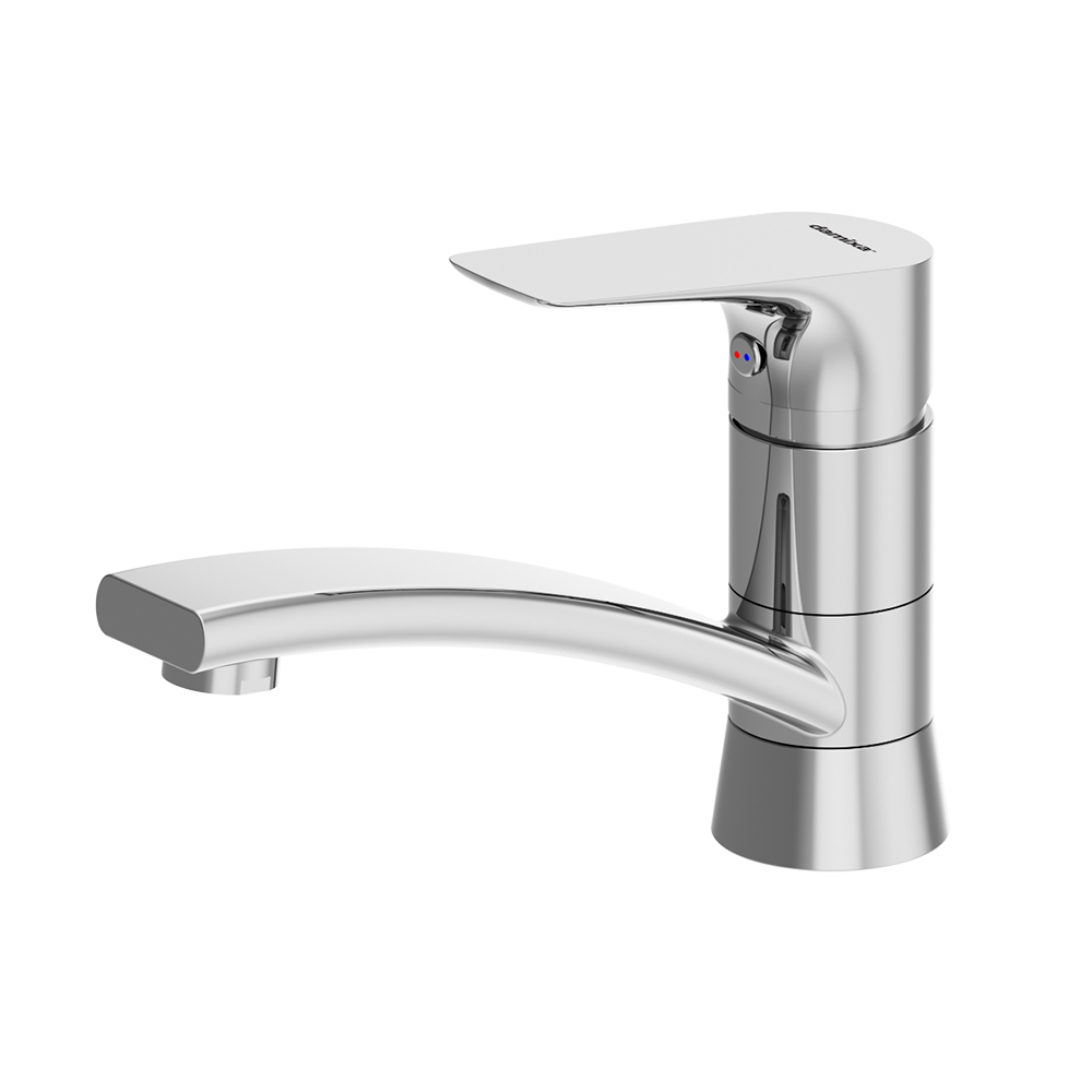 770220000 смеситель для умывальника с поворотным изливом Damixa Origin Bit  - Вид №2