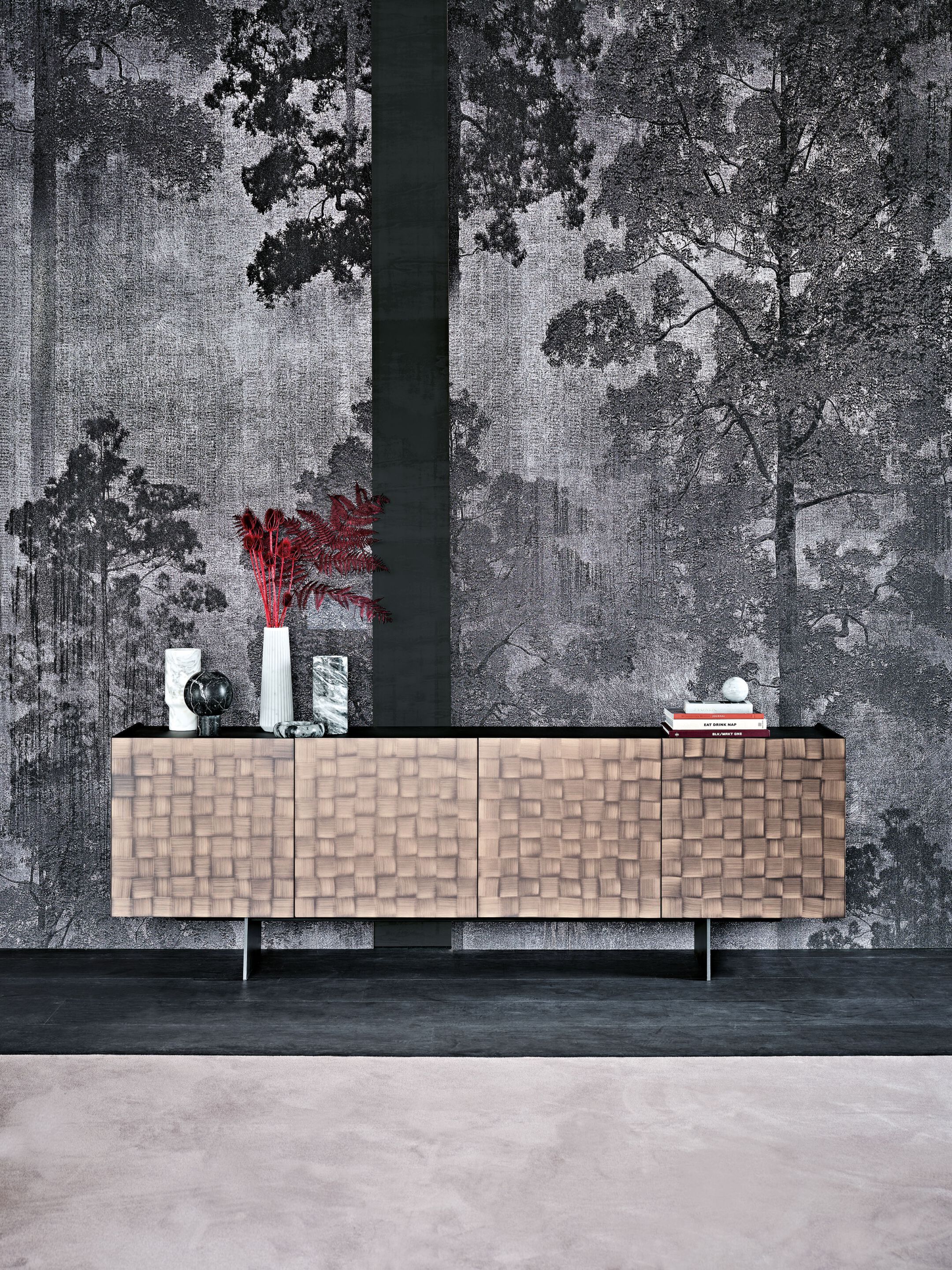 Деревянный шкаф с распашными дверями Cattelan italia ARIZIONA CROSSING ARCH-00118549 - Вид №1