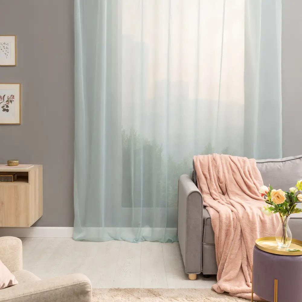 Тюль INSPIRE Polyone — воздушная гардина для панорамных окон 82497457 STLM-0028752