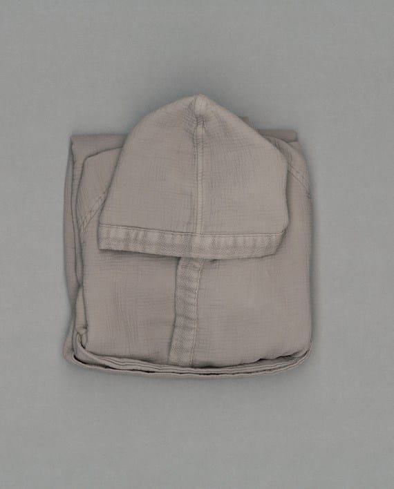 Двойной лицо мягкий хлопок кимоно халат Society Limonta KUR ARCH-00075632 - Вид №17