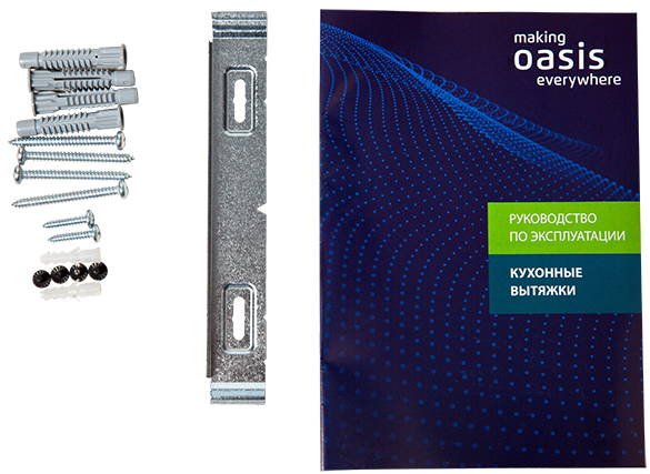 8198297 Вытяжка наклонная Oasis NS-60W (FR) белый/белый STDN-0072873 - Вид №7