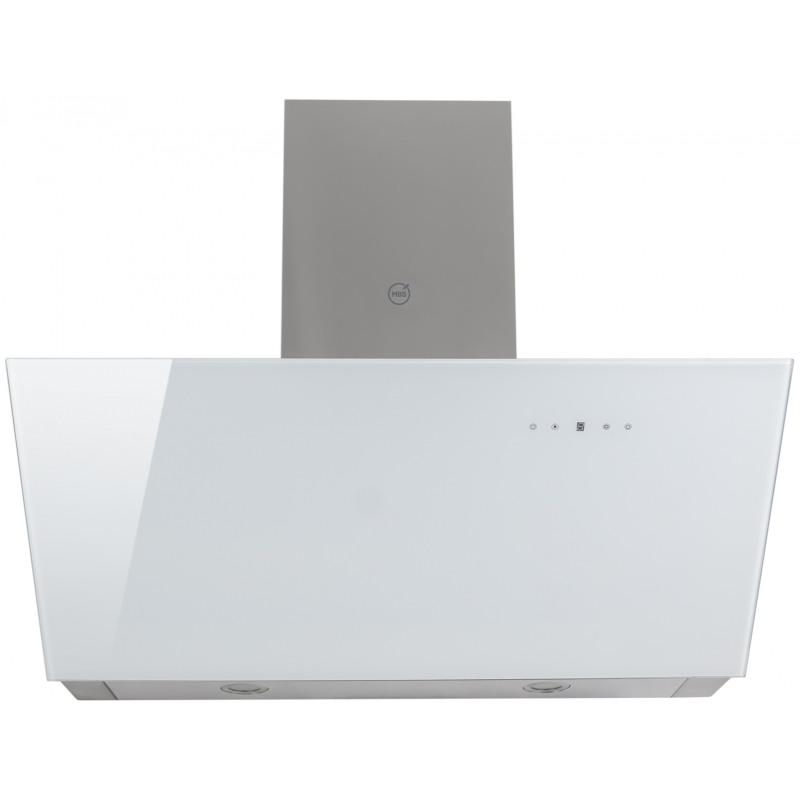 8189825 Вытяжка наклонная MBS ABELIA 190 GLASS белый/белый STDN-0125988 - Вид №1