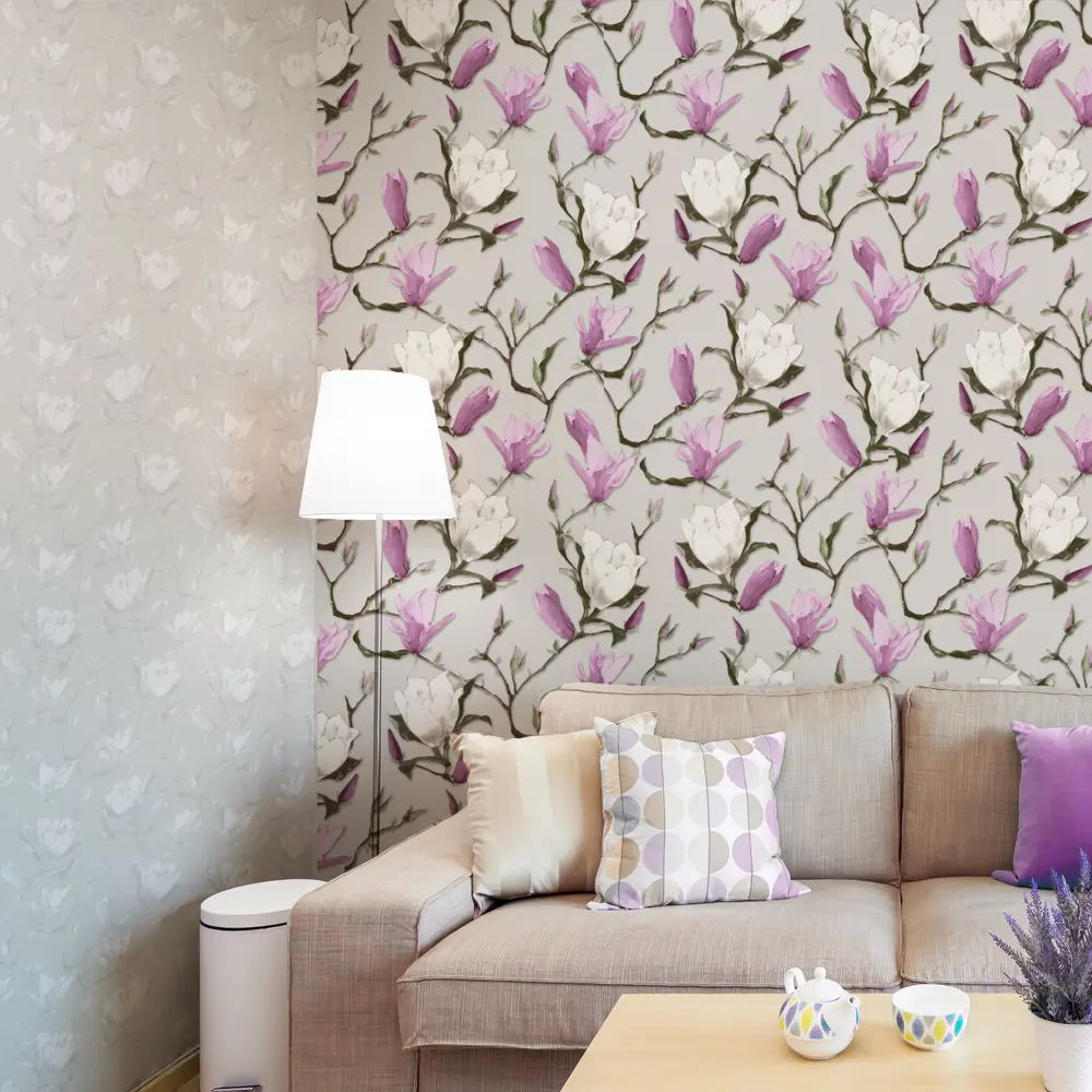 Обои на флизелиновой основе Магнолия 1.06х10 м 4052-5 МОСКОВСКАЯ ОБОЙНАЯ ФАБРИКА STLM-2034726 - Вид №5