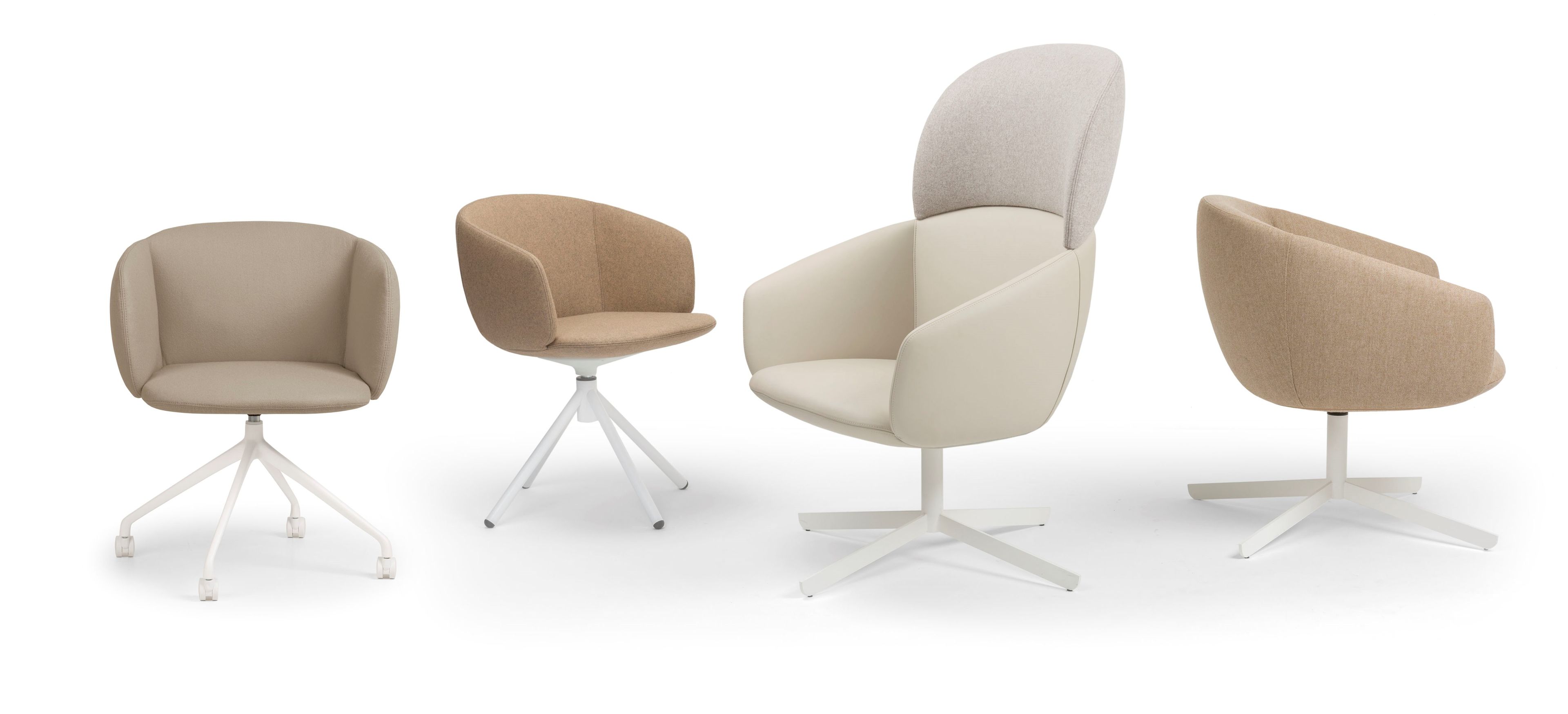 Мягкий тканевый стул с подлокотниками True Design Not ARCH-00152458 - Вид №2