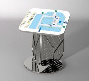 Оцинкованный лист общественного пространства пюпитр