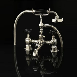 Смеситель на борт ванны ADJBCS30NK Devon Devon JUBILEE BLACK CROSS