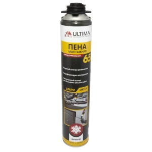 Пена монтажная пистолетная Ultima Pro 65 зима 820 мл 85113050 STLM-2000447