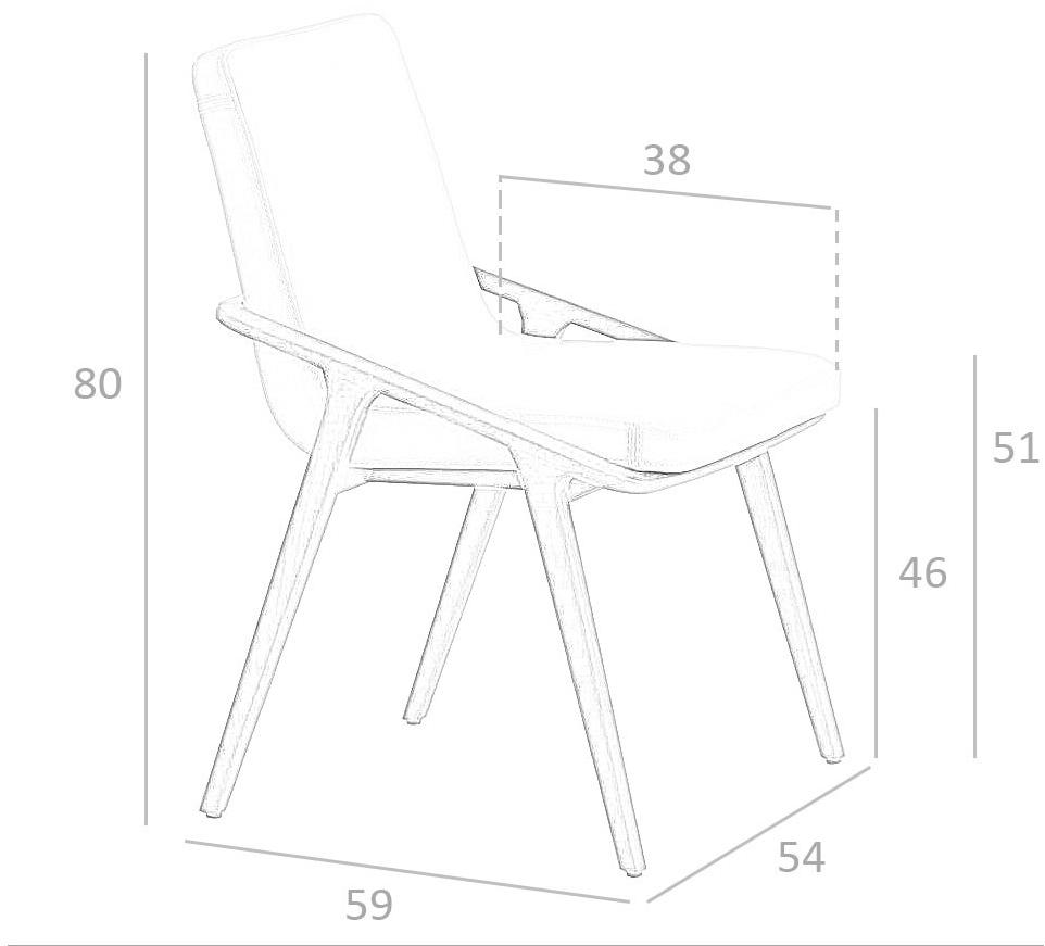Angel Cerdá Стул из искусственной кожи New chair 4019 ch1483 Angel Cerda - Вид №8