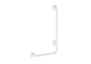 A816907009 COMFORT - Ручка для ванной угловая 90º с белым покрытием ROCA Access
