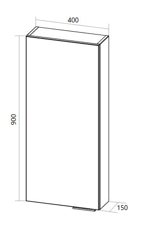 У92553 Пенал Gaula 40П 1д.Black 1 Marka Gaula  - Вид №1
