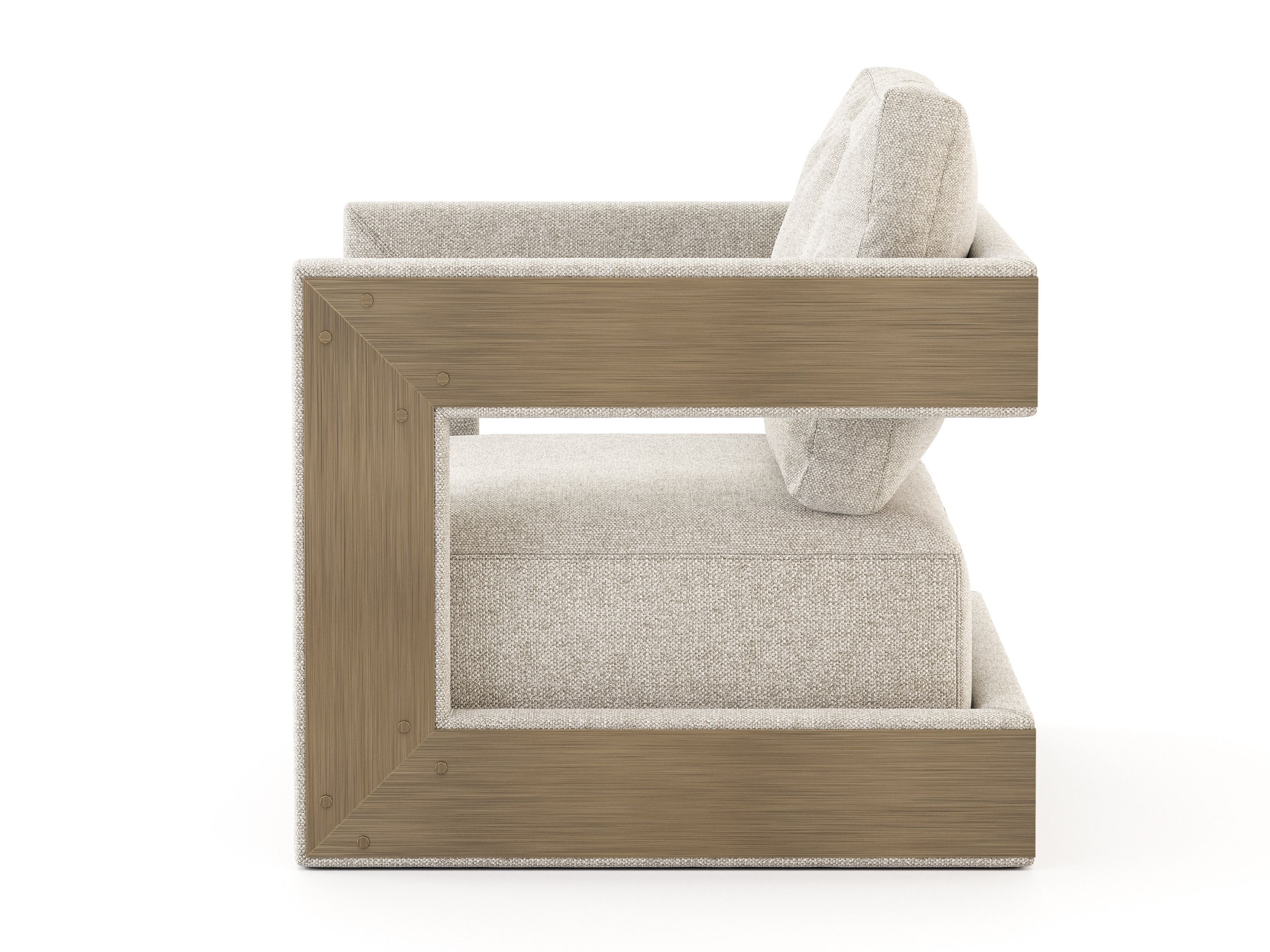 Бархатное кресло с подлокотниками Stylish Club His &amp ARCH-00142405 - Вид №2