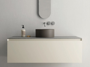 МДФ подвесной шкаф для умывальника с ящиком