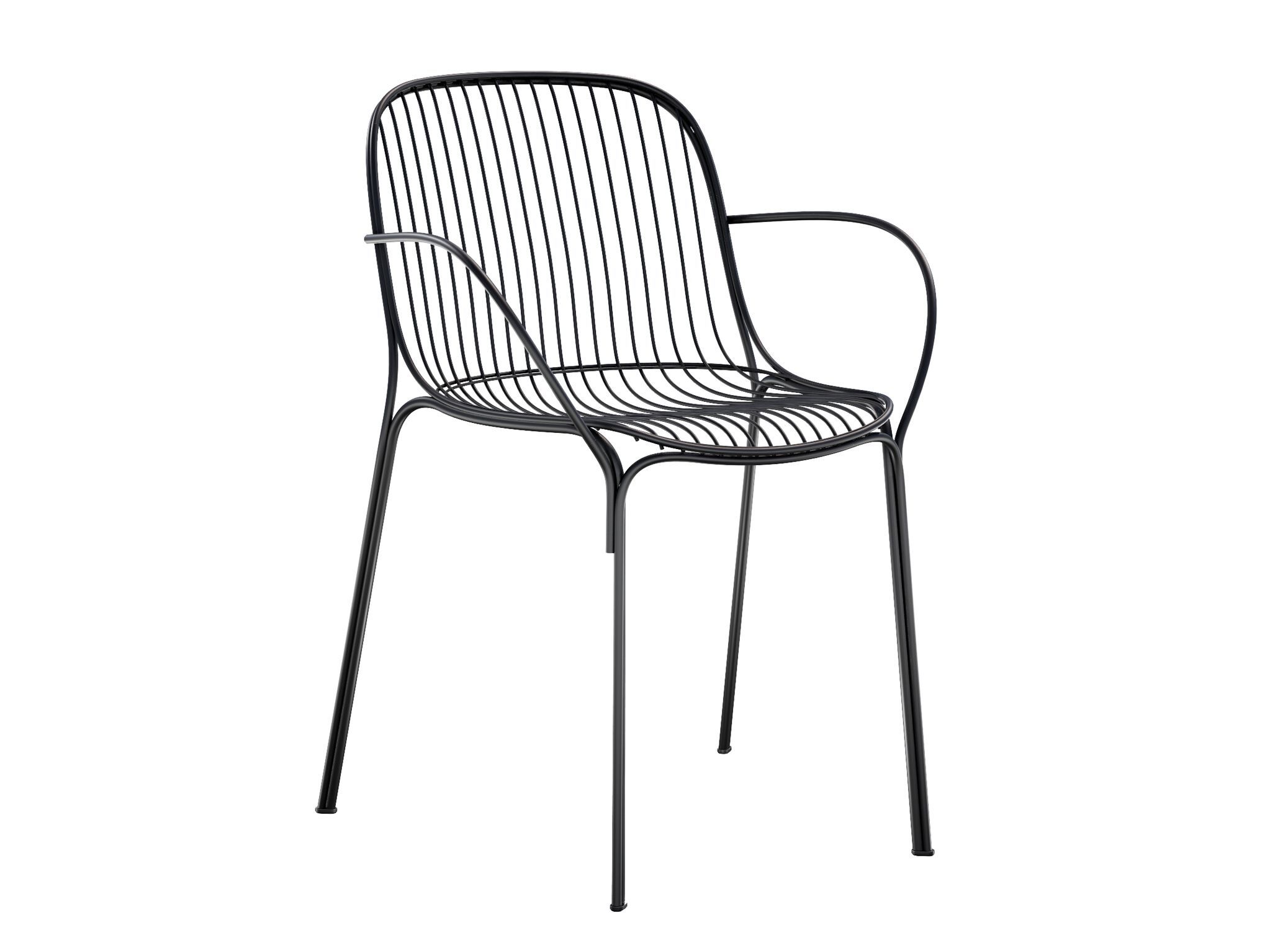 Стул для сада из оцинкованной стали с подлокотниками Kartell Hiray ARCH-00064814 - Вид №53