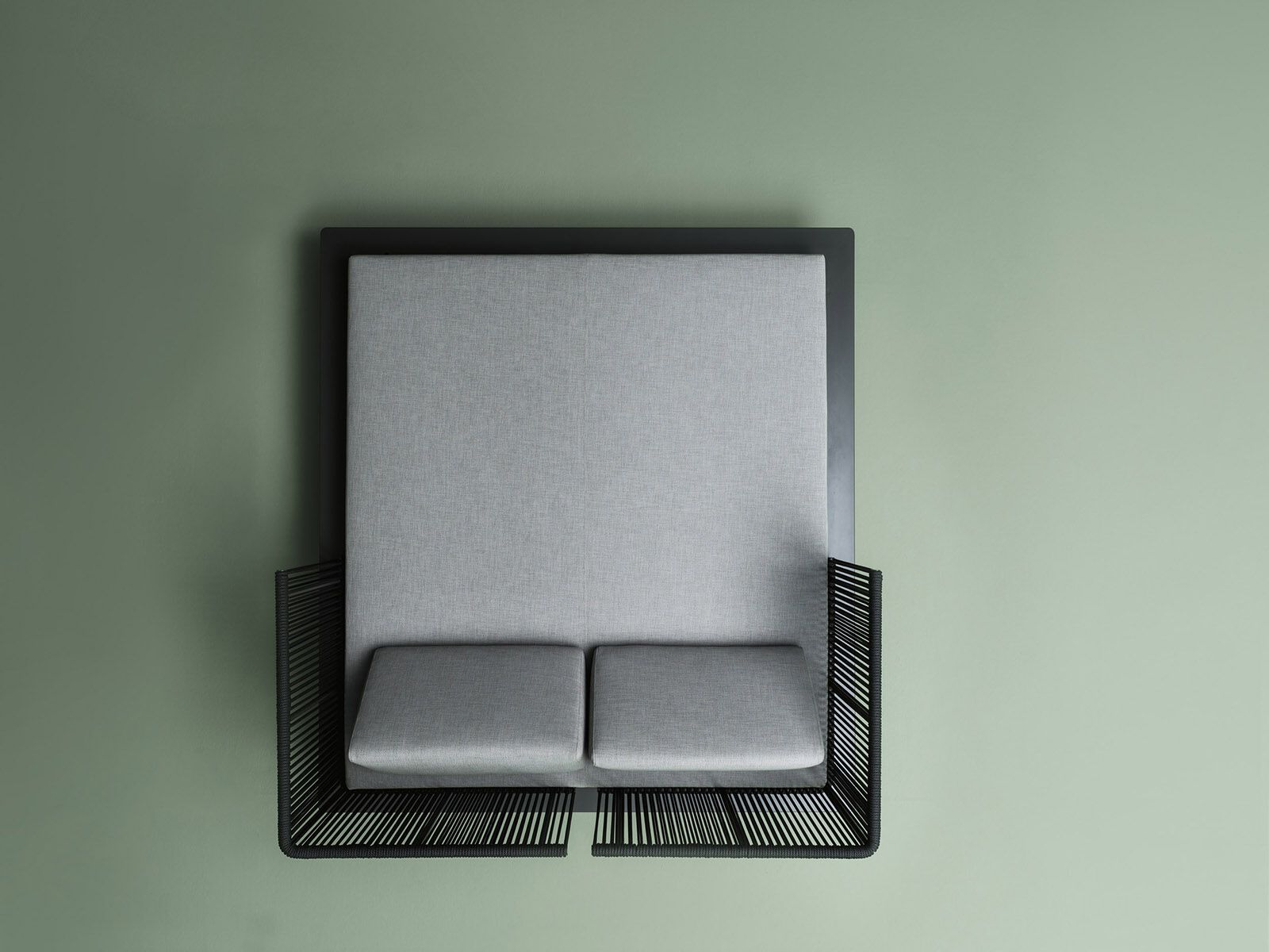 Садовая кровать из акриловой и алюминиевой ткани Varaschin Sunmoon ARCH-00067857 - Вид №2