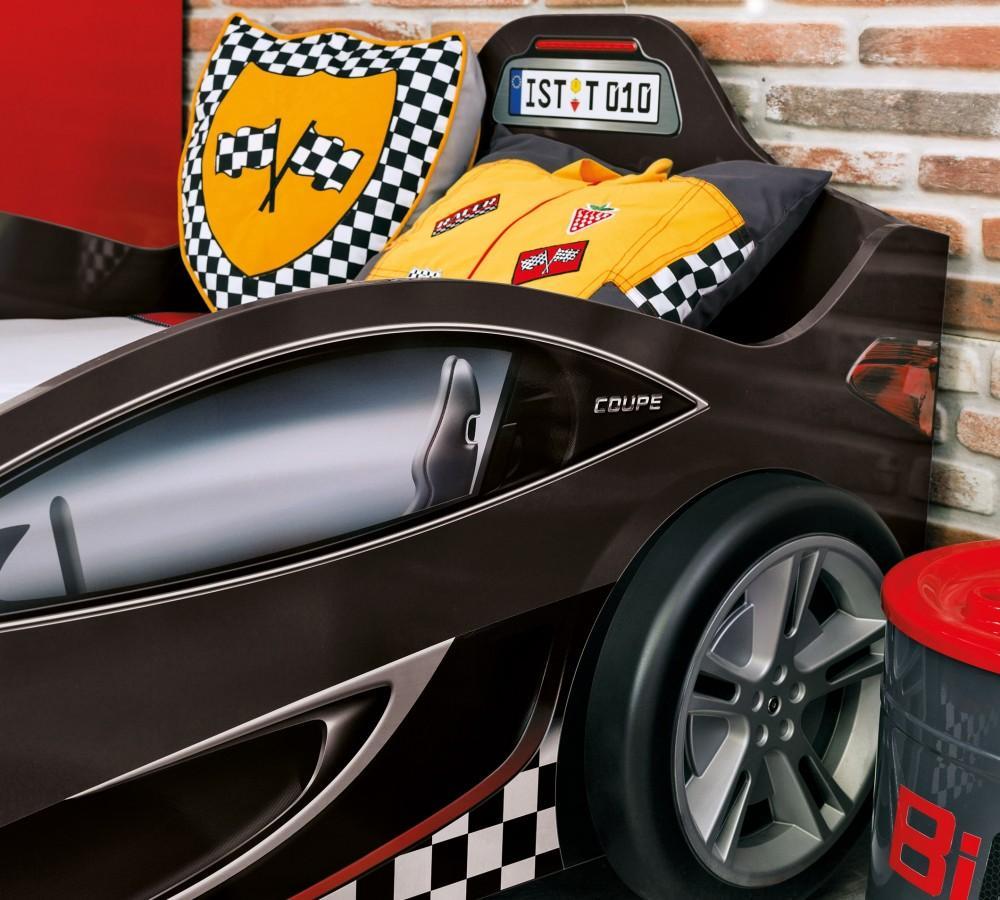 Кровать-машина 90х190 см черная Coupe CILEK  00-3832324 Черный Santreyd  - Вид №2