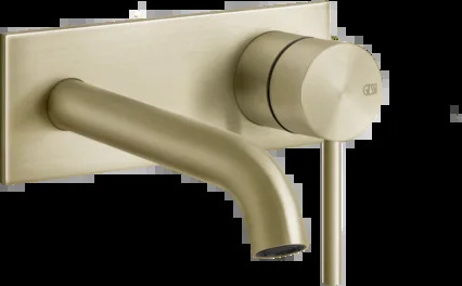 Смеситель для умывальника 54084 727 Gessi Gessi316 ЛАТУНЬ МАТОВАЯ PVD