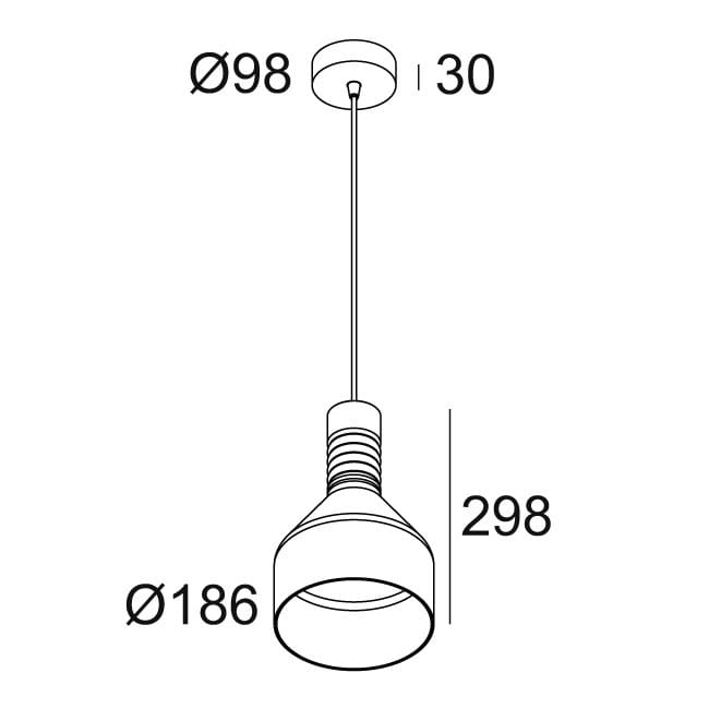 Стеклянный светодиодный подвесной светильник Deltalight MILES E27 ARCH-00033863 - Вид №15