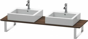 XL045C06969 X-Large Консоль для накладных раковин и встраиваемых умывальников Орех брашированный (натуральный шпон)