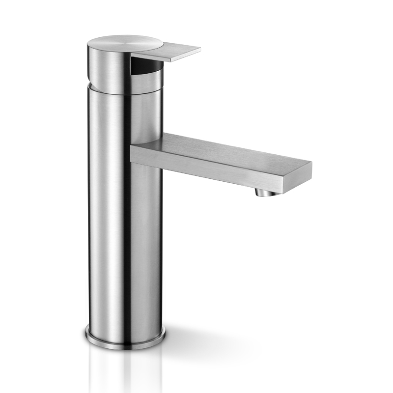 TEK 001 Смеситель Для Умывальника Linki TEK Сатиновая Сталь TEK 001 S 195