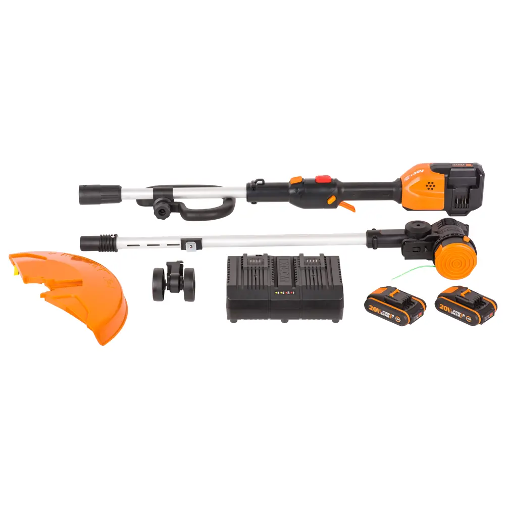 Аккумуляторный триммер WORX WP185E 40В с системой двойной мощности 82600068 STLM-0031099 - Вид №1