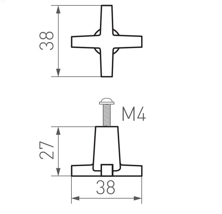 Dauby Железная ручка Pure® 17112 - Вид №1