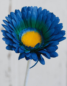 3470 100 a2 Искусственная гербера, 55 см, синяя H-andreas