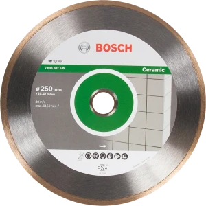 Диск алмазный по керамограниту Bosch Standard for Ceramic 2608602539 сплошной 250x30/25.4x1.6 мм 82857621 STLM-2066453