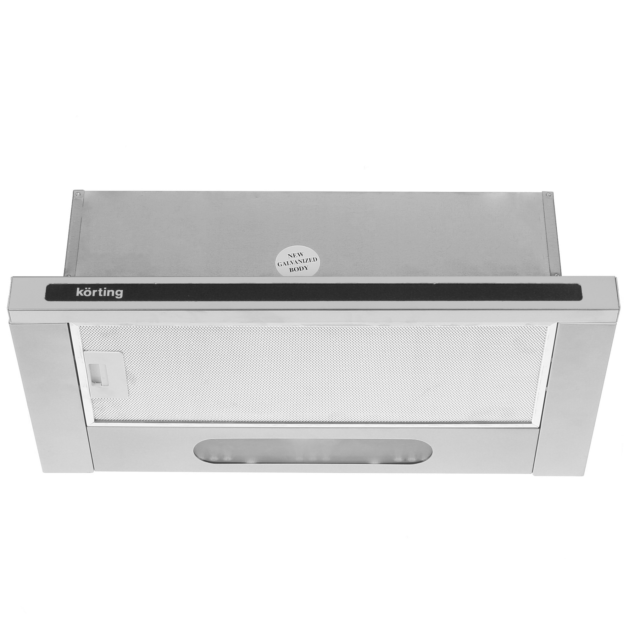 8169897 Вытяжка телескопическая Korting KHP 6637 GNX серебристый/черный STDN-0067649 - Вид №1