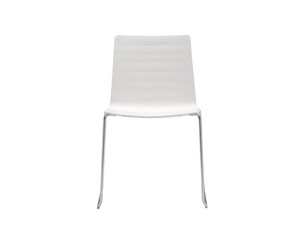 Штабелируемый стул с мягкими салазками Andreu World Flex High Back ARCH-00015835