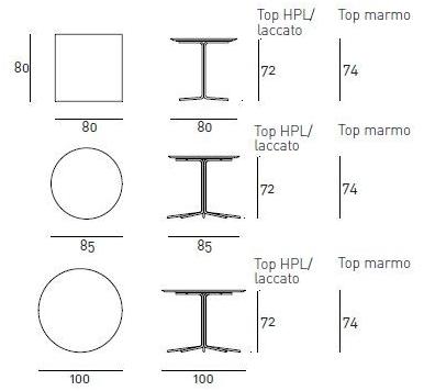 Living Divani Круглый журнальный столик из стали Jelly sun-id-1490303 - Вид №9