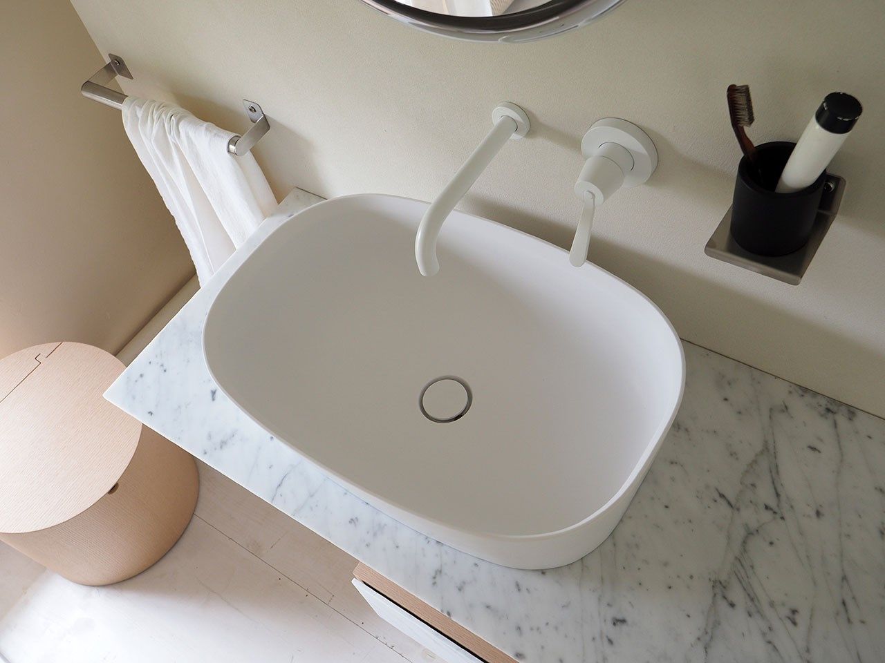 Овальная столешница из Cristalplant® Agape Neb ARCH-00126058