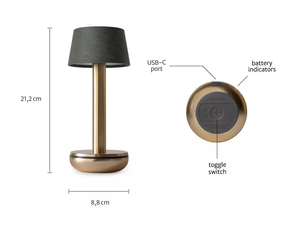 Алюминиевая настольная лампа с диммером Humble Two ARCH-00049036 - Вид №6
