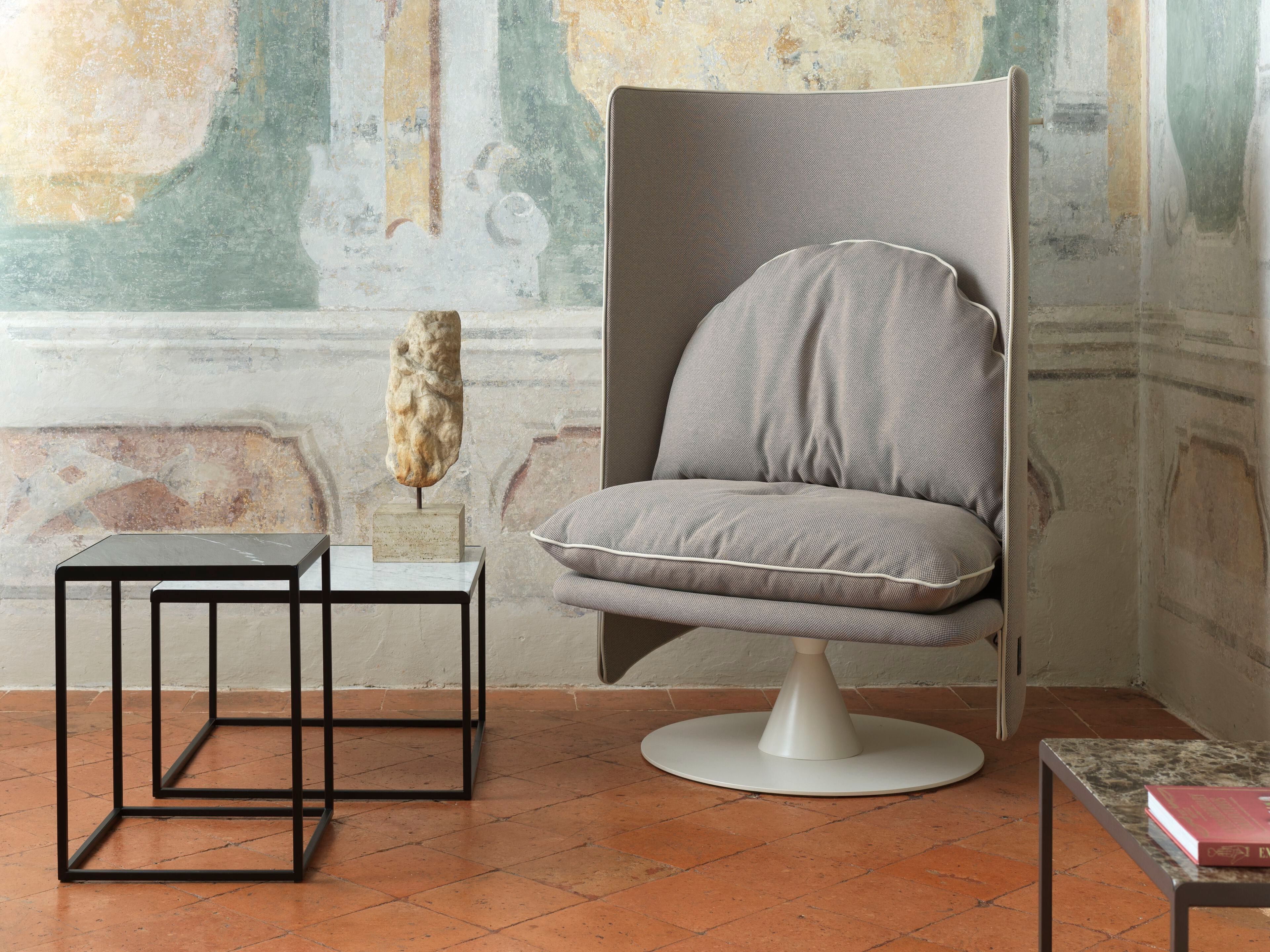 Кресло для отдыха из ткани с фиксированным основанием и звукопоглощающими стенами SITIA ROMA284 ARCH-00058135 - Вид №2