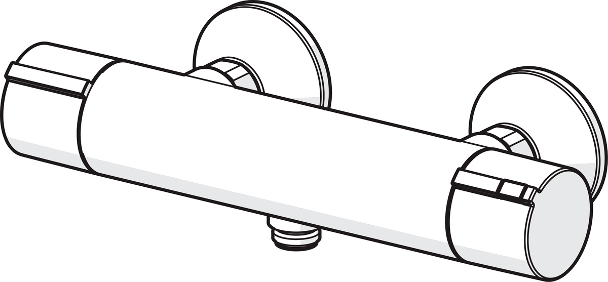 Oras 2870U Смеситель для душа 2870U Cubista Хром  - Вид №2