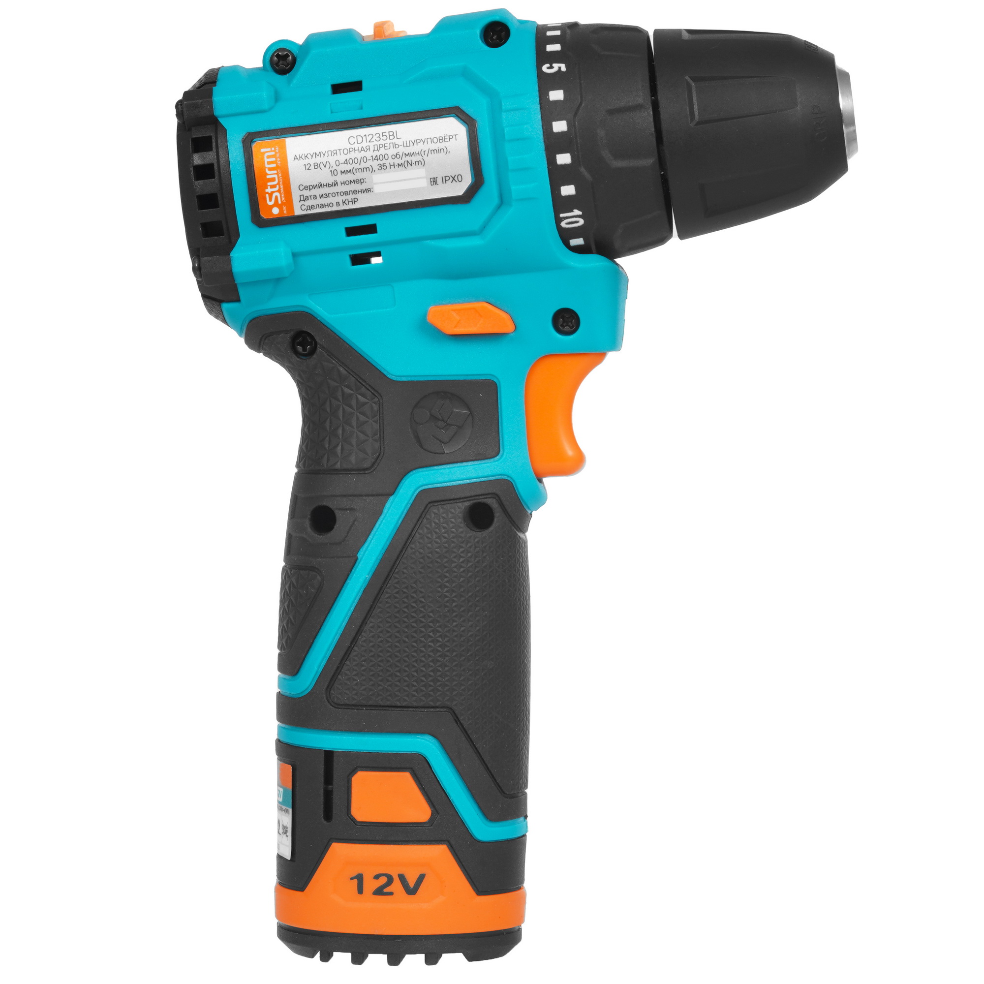 Дрель-шуруповерт Sturm! CD1235BL 1BatterySystem12V 1BatterySystem 12V 9127189 STDN-0073399 - Вид №2
