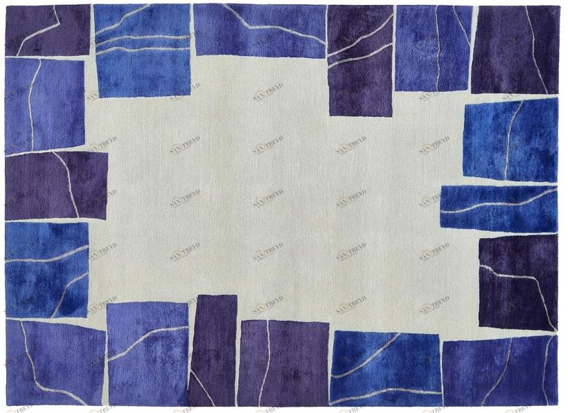 Deirdre Dyson Прямоугольный шерстяной коврик ручной работы Walking on art sun-id-1353795