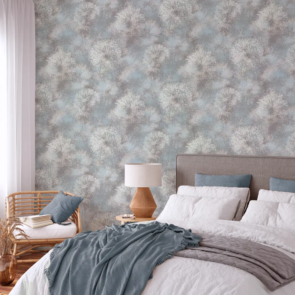 Обои флизелиновые Wall Decor Танго голубые 1.06 м 75204-46 88759273 STLM-2095558  - Вид №2