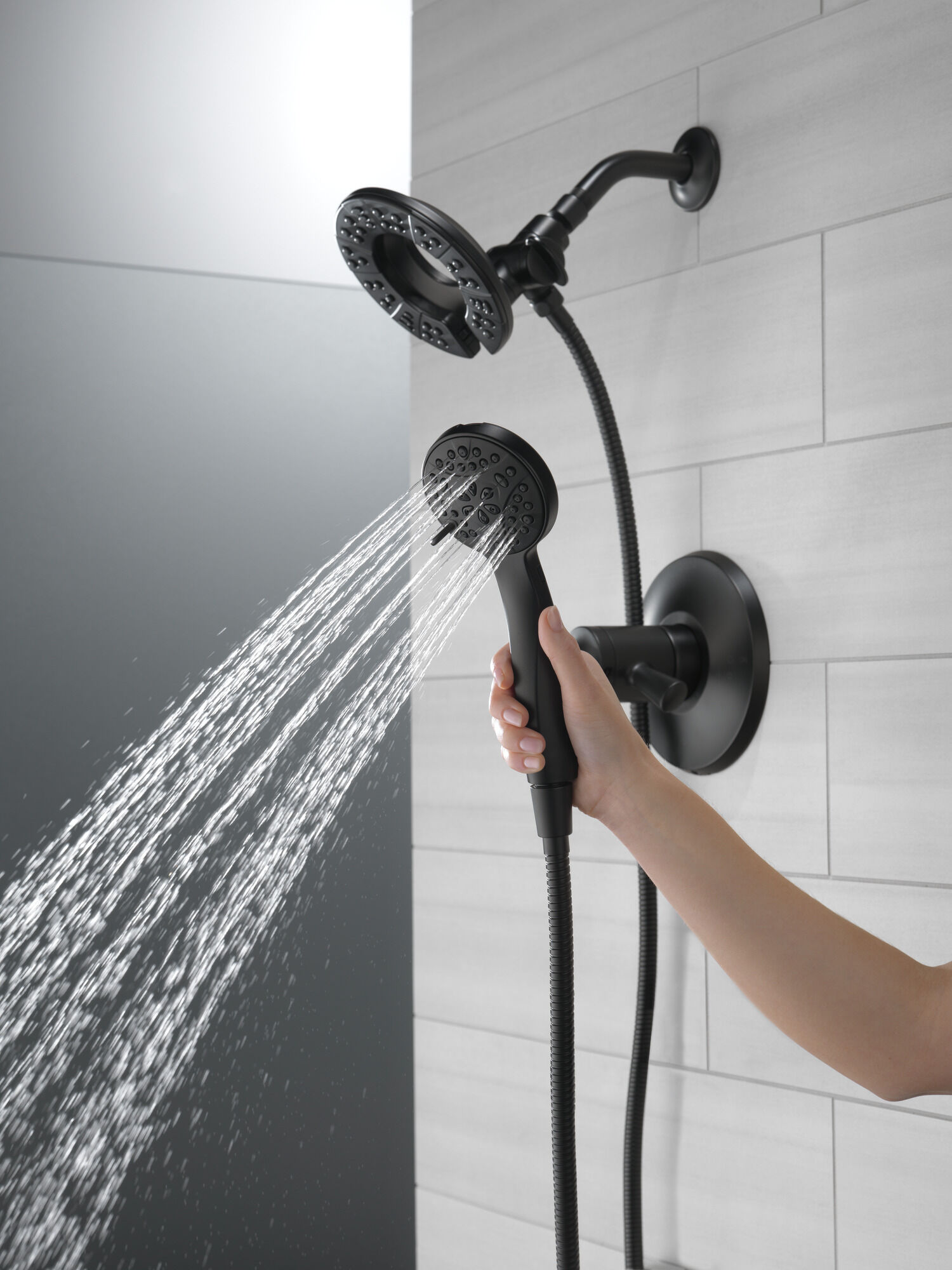 T17233-BL-I Отделка для душа Monitor 17 Series Delta Faucet Kayra Матовый черный - Вид №4