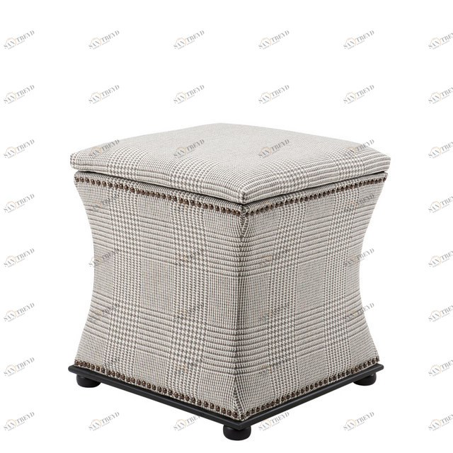 Пуф без подлокотников Austin от Eichholtz серый EICHHOLTZ ДИЗАЙНЕРСКИЕ, EICHHOLTZ 061291 Серый 