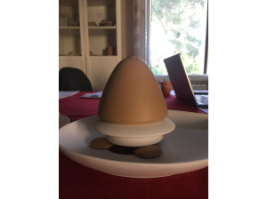 Матовый глазурованный керамический крытый фонтан