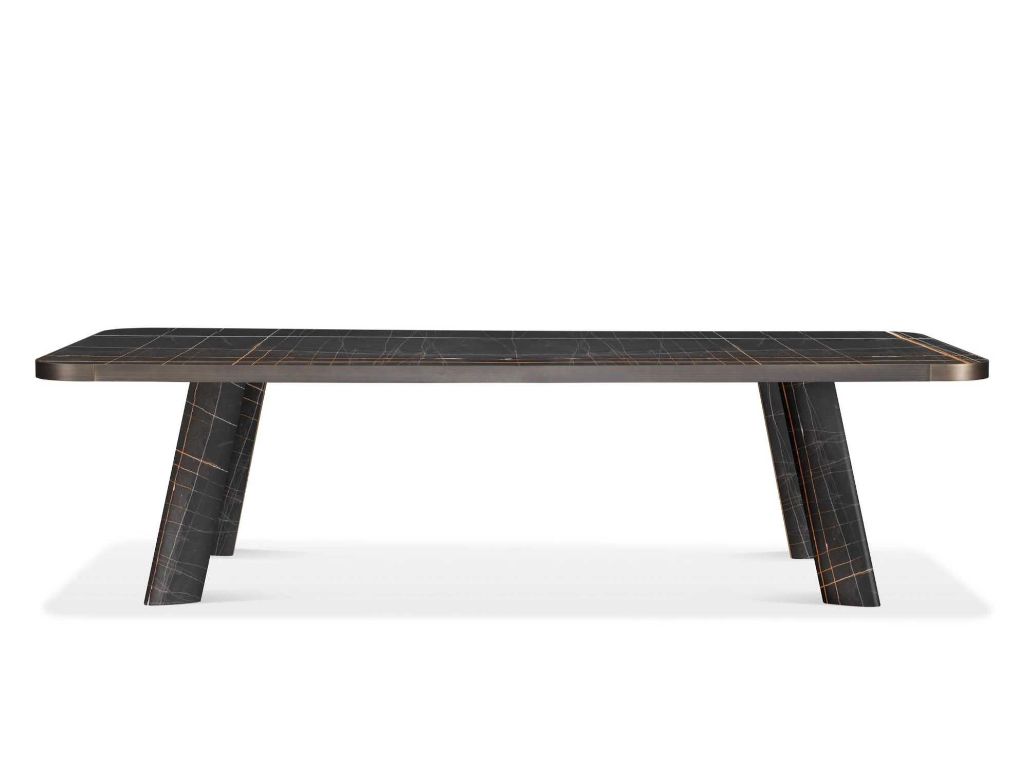 Прямоугольный мраморный стол Sahara Noir GHIDINI1961 Native ARCH-00118092