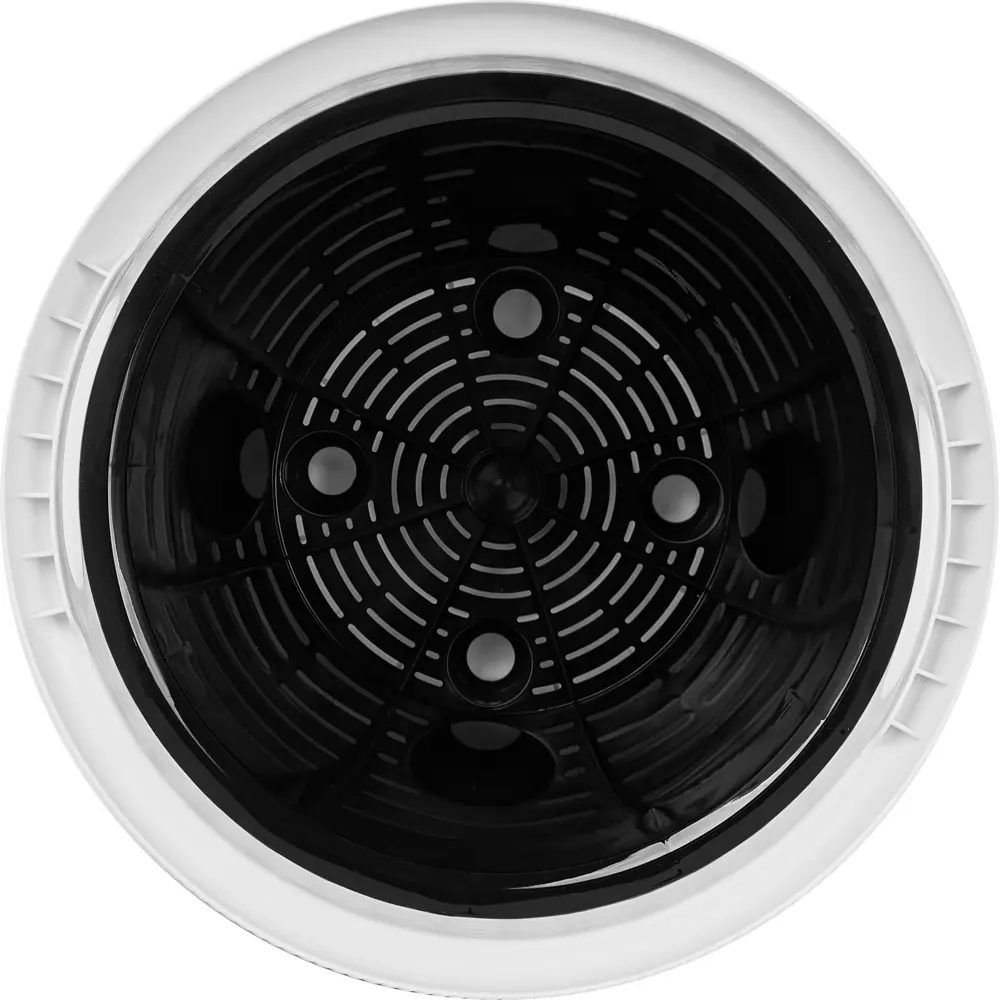 Кашпо для цветов Ingreen Rattan ø38 h37.8 см v30 л пластик белоснежный жасмин 89359537 STLM-2004784 - Вид №3